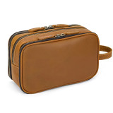 Newsbirds New Design Man Wash bag Groomsmen Gift Set Leather Toilet Bag Personalized Dopp Kit Make Up Pouch For Men Women Bag