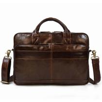 Soft Genuine Leather Briefcase Bag Men's Male business laptop bag 14 15.6 inch PC Computer Bag for men male shoulder bag