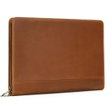 Crazy Horse leather Ipad case 12.9   laptop case bag computer case large capacity pad cover luxury designer men clutch bag