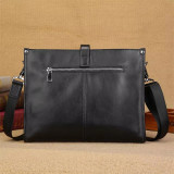 Cow Leather Shoulder Bag For Men Male A4 Genuine Leather Briefcase Bag Business Clutch Bags Envelope Bag Men Crossbody Bags