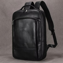 Fashion Design Leather Backpack for Men Genuine Leather Male Bagpack Travel Bag Large Capacity Computer Backpack Laptop Bag 15.6