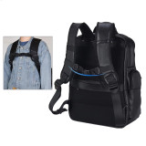 Thick cowhide backpack 17   laptop backpacks cowskin computer bag business travel leather backpack men's bagpack Big Capacity