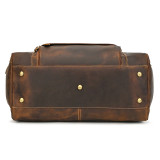 2024 New Fashion Brand Designer Business Trip Travel Bag For Man Outdoor Genuine Leather Duffle Bag Male Coffee Handbag Totes