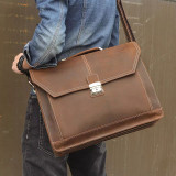 Formal Business Bag Genuine Leather Briefcase Bag For 15 Inch Notebook PC Computer Bag Cowhide Messenger Bags For Male