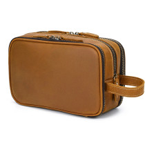 Makeup Bag Men Women Cosmetic Bag Toiletries Organizer Luxury Leather Male Female Storage Make up Cases Hand Clutch Washing Bag