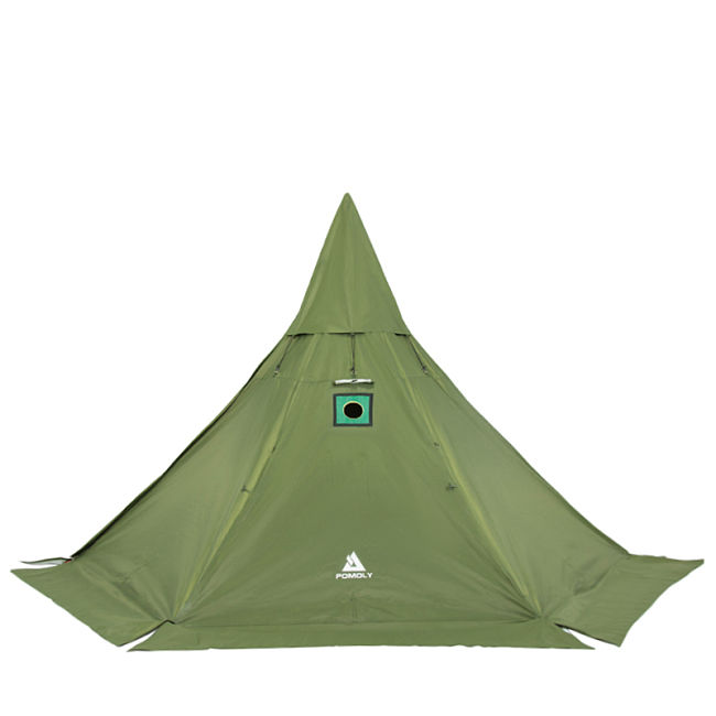 HEX Solo Winter Hot Tent with Wood Stove Jack 1 Person Camping Teepee tent