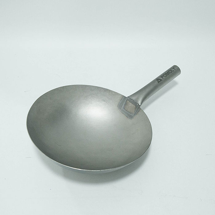 POMOLY Titanium Camping Cooking Wok - Cantonese Traditional Style