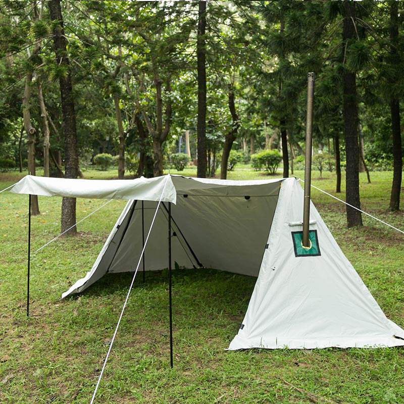 FORT Hot Tent, Hot Shelter, Backwoods Bungalow with Wood