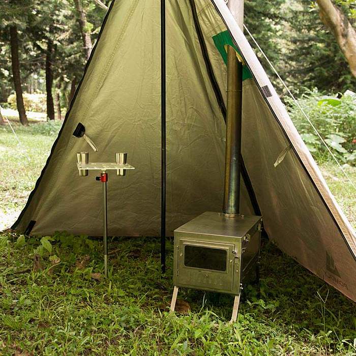 FORT Hot Tent Hot Shelter With Stove Jack 4 Season Camping Survival Bungalow Cold Weather Insulated Tent, 1 2 Person