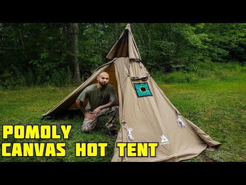 Canvas Hot Tent for Solo Bushcraft, Buy Canvas Tent with Stove