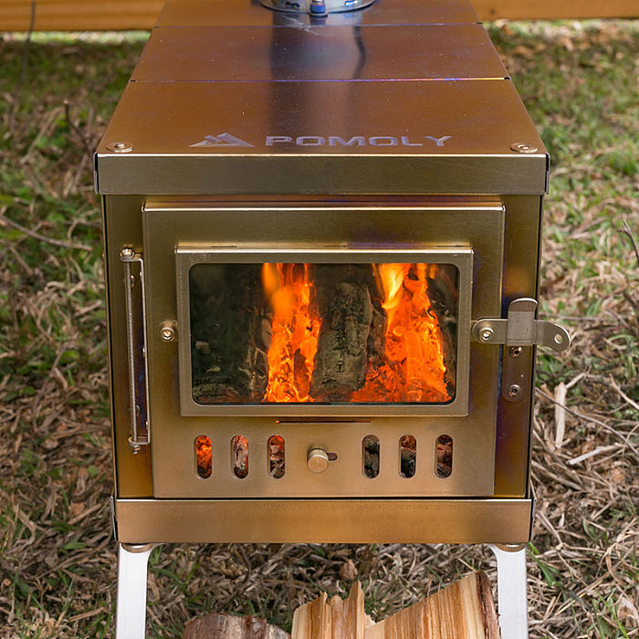 TIMBER Lite | Ultralight Titanium Tent Stove for Hot Tent and Camping | POMOLY