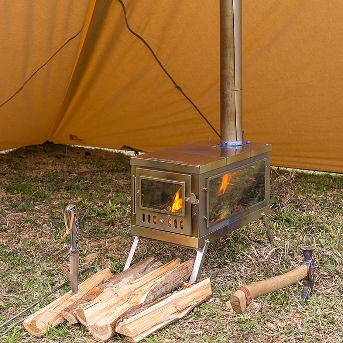 TIMBER 3 | Titanium Tent Stove for Hot Tent Camping | POMOLY