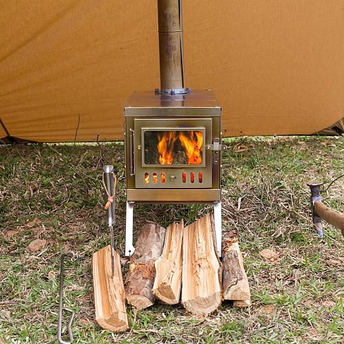 TIMBER Lite | Ultralight Titanium Tent Stove for Hot Tent and Camping | POMOLY