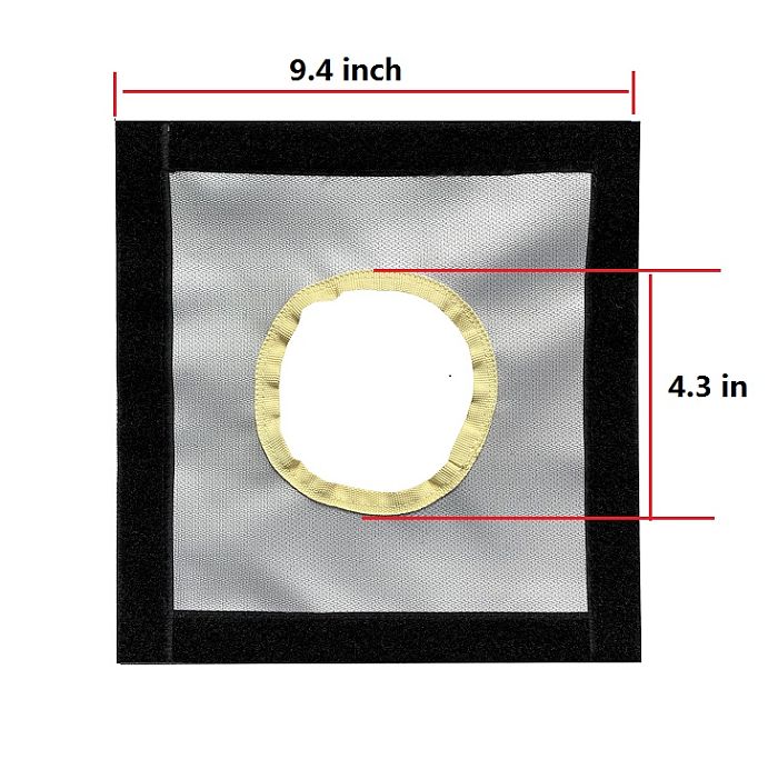 Fireproof Stove Jack Cloth For Hot Tent DIY Stovepipe Hole