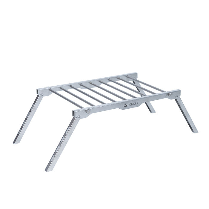 TG Grill Ultralight Titanium Folding Cooking Grate | POMOLY