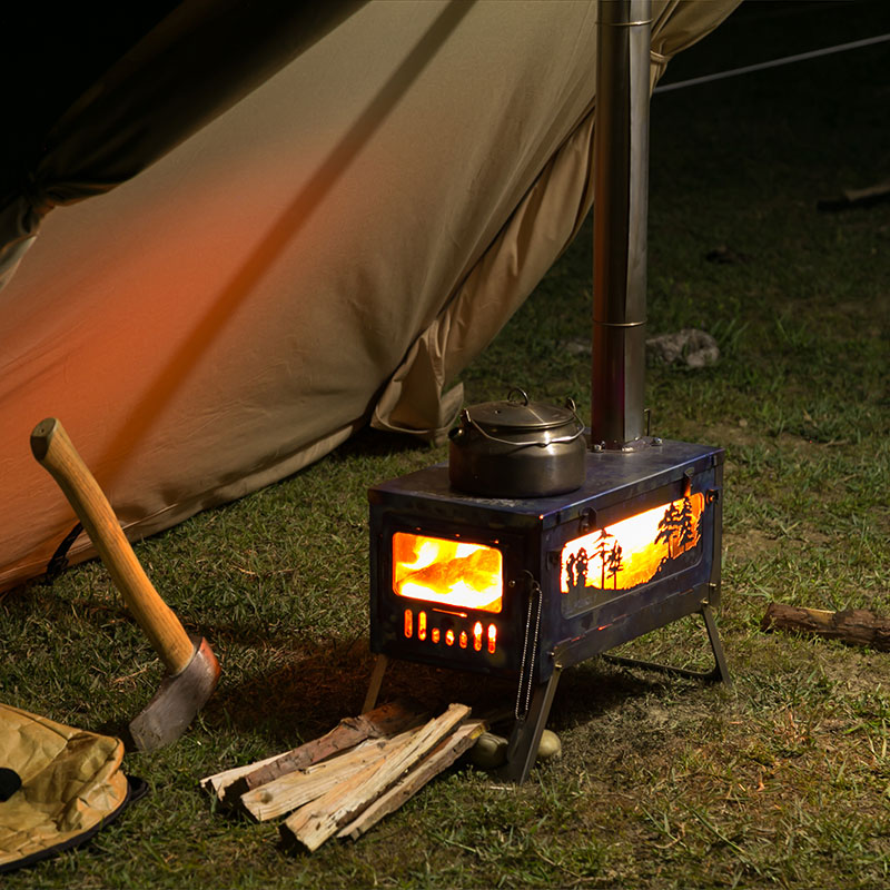 Titanium Tent Stove | Fastfold Tent Wood Stove for Camping