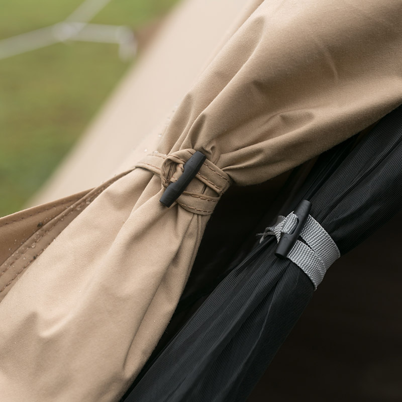 【ハリオ】pomoly yarn plus YARN Plus Canvas Hot Tent with Wood Stove Jack 2-4 Person