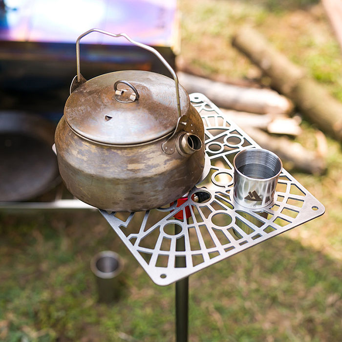 G2 Gimbal Table | Titanium Table for Hiking and Camping | POMOLY