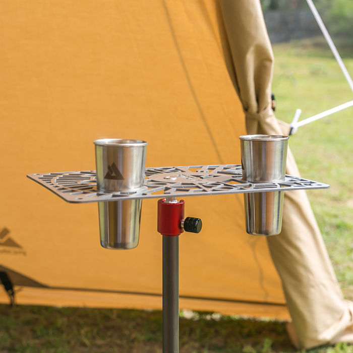 G2 Gimbal Table | Titanium Table for Hiking and Camping | POMOLY