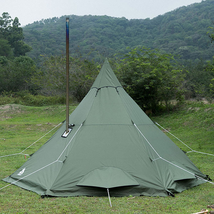 MANTA Tipi Tent With Stove Jack 2-4 Person For Hot Tent Camping
