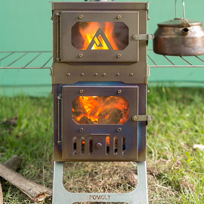 T-Brick Max | Portable Titanium Stove for Multiplayer Hot Tent Camping