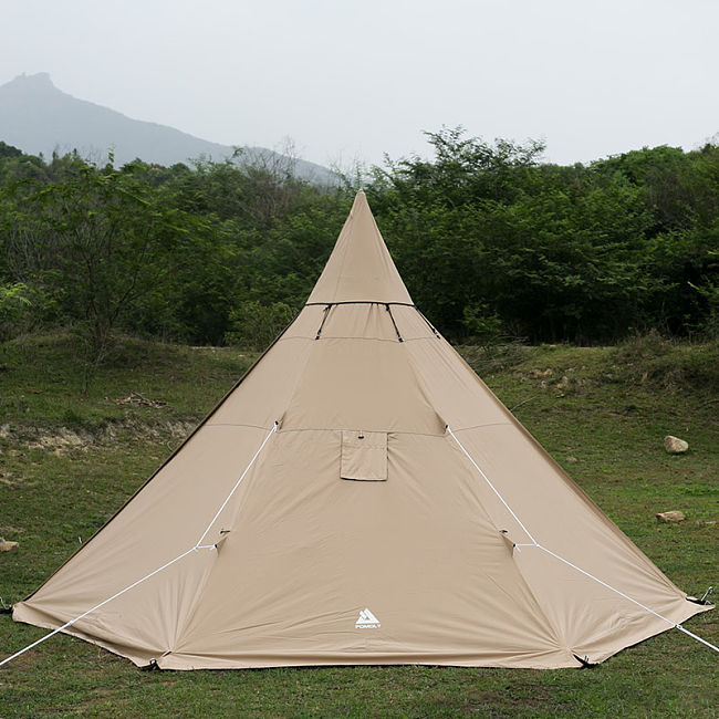 POMOLY LANTY Camping Hot Tent For Hiking Bushcraft With Top Cap And Tent Skirt 2-4 Person