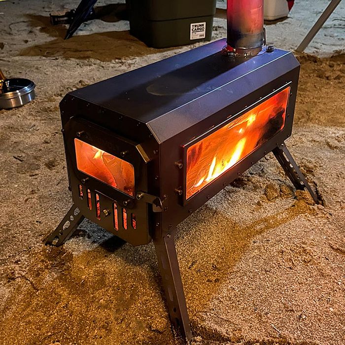 wood burning stove