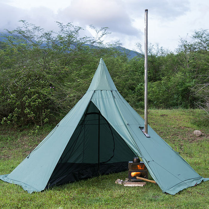 T-Brick Max | Portable Titanium Stove for Multiplayer Hot Tent Camping