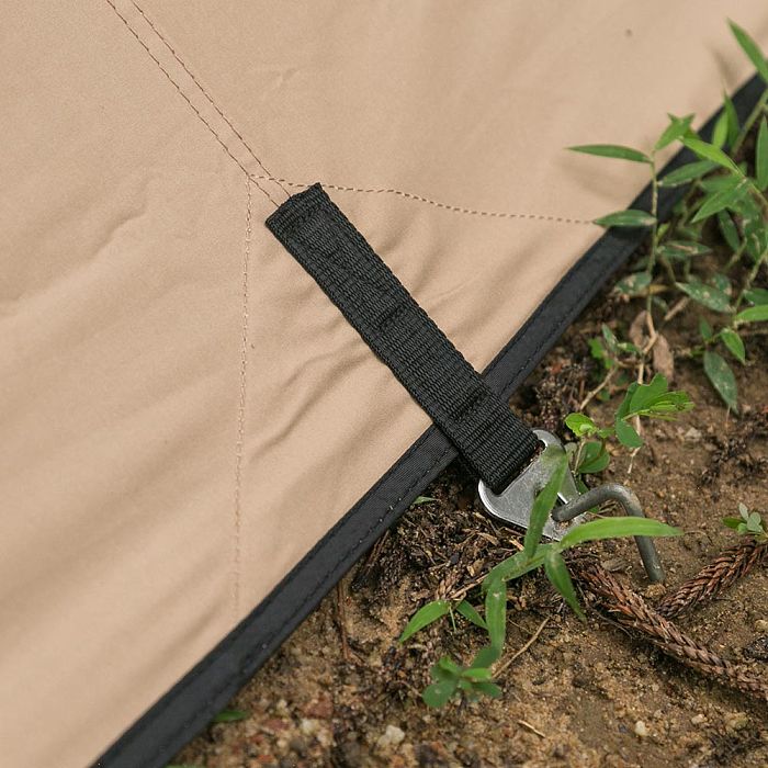 Rhombus Bushcraft Shelter with Stove Jack | Canvas Wolf Den Tarp 2.0 | Lonewolf902 Signature