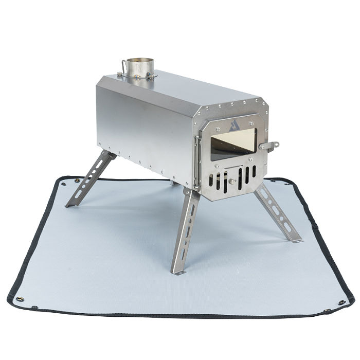 POMOLY Stove Ember Mat | Fire Pit Mat | Tent Footprint Protector | 28.7in  x 22.8in  (73 cm x 58 cm)