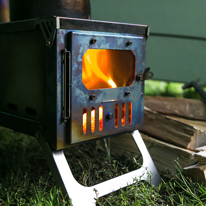 titanium wood stove