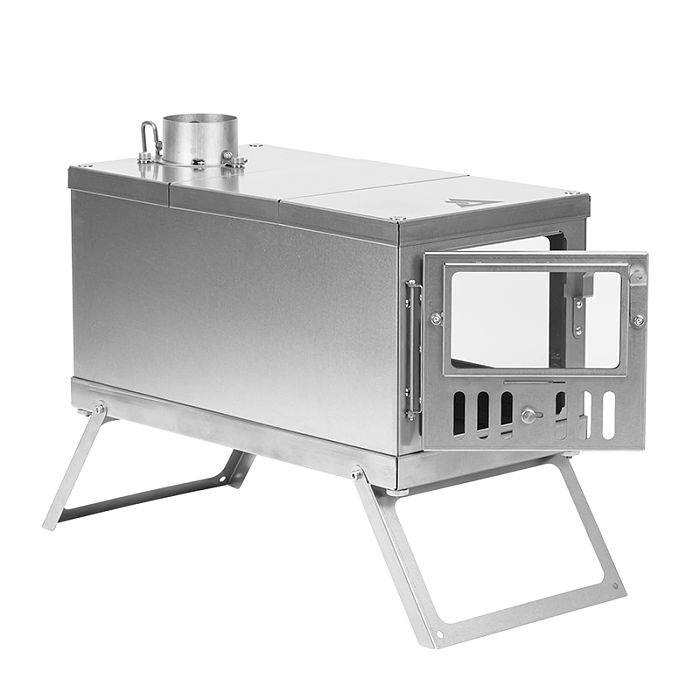 TIMBER Stove | Titanium Wood Stove for Hot Tent and Camping | POMOLY Version