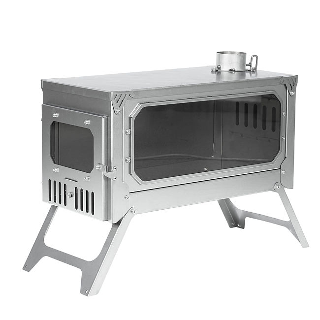 T-Brick Ultra | Portable Titanium Wood Stove | Camping Tent Stove for 3-6P