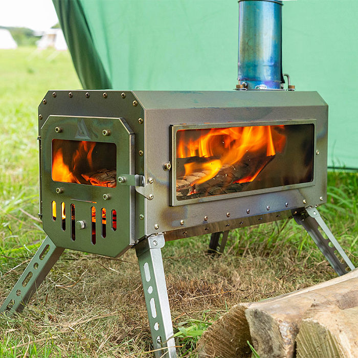 Traveller Wood Stove | Ultralight Titanium Tent Stove 3.3 lbs