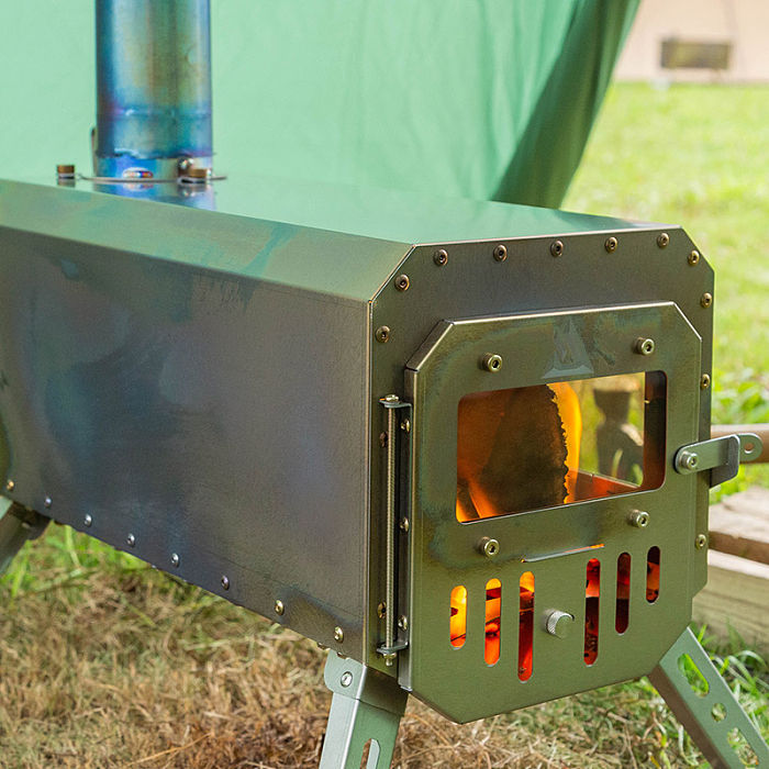 Traveller Wood Stove | Ultralight Titanium Tent Stove 3.3 lbs