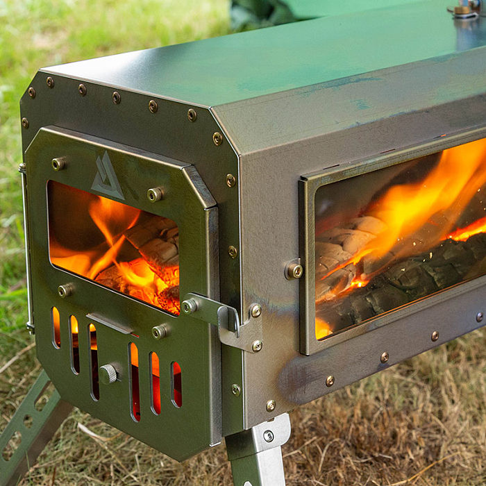 Traveller Wood Stove | Ultralight Titanium Tent Stove 3.3 lbs