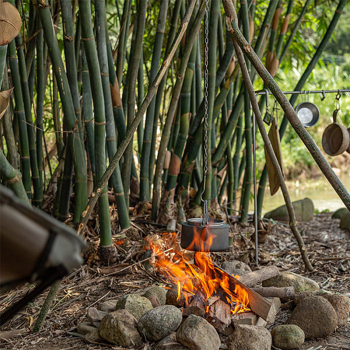 POMOLY Titanium Kettle 1000ml | Ultralight Backpacking Coffee Pot | POMOLY