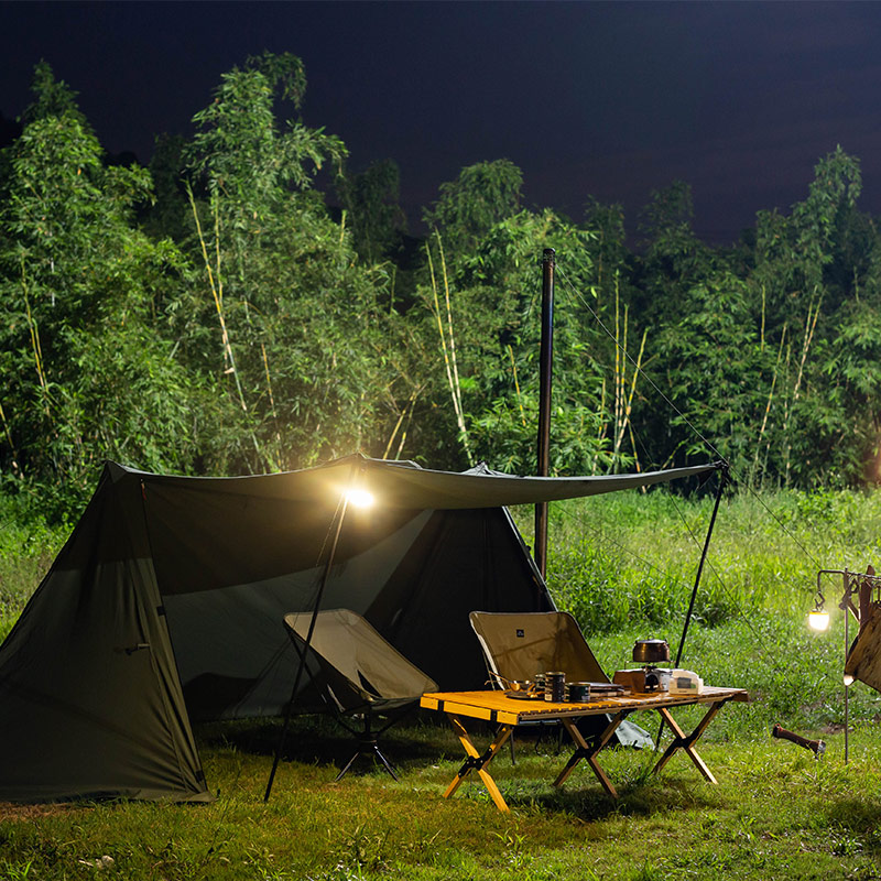 FORT TC Hot Tent, Canvas Hot Shelter Tent With Stove Jack 4 Season