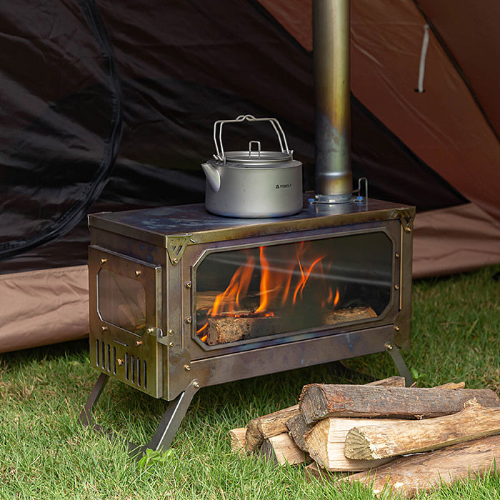 Φ2.36in x 14.17in (Φ6cm x 36cm) Bottom Base Section Titanium Chimney 2.0 Version | POMOLY