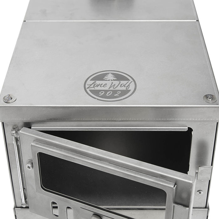 TIMBER Wolf Ultralight Tent Stove Titanium for Solo Camping | Lonewolf 902 Signature