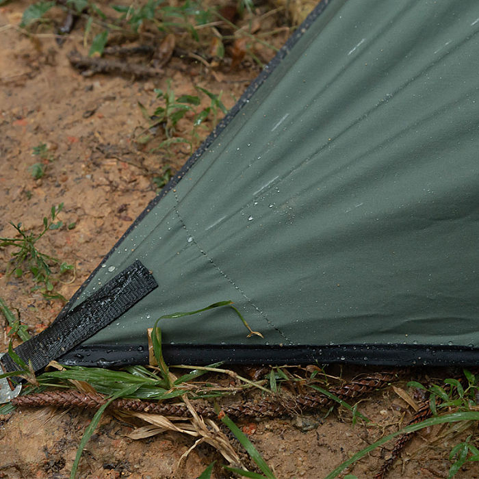 Rhombus Bushcraft Shelter with Stove Jack | Canvas Wolf Den Tarp 2.0 | Lonewolf902 Signature