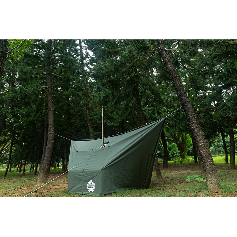 Rhombus Hammock Hot Tent | Canvas Hammock Tarp with Stove Jack