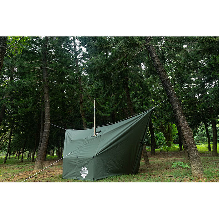 Rhombus Hammock Hot Tarp | Lonewolf902 Canvas Hot Shelter for Hammock Camping