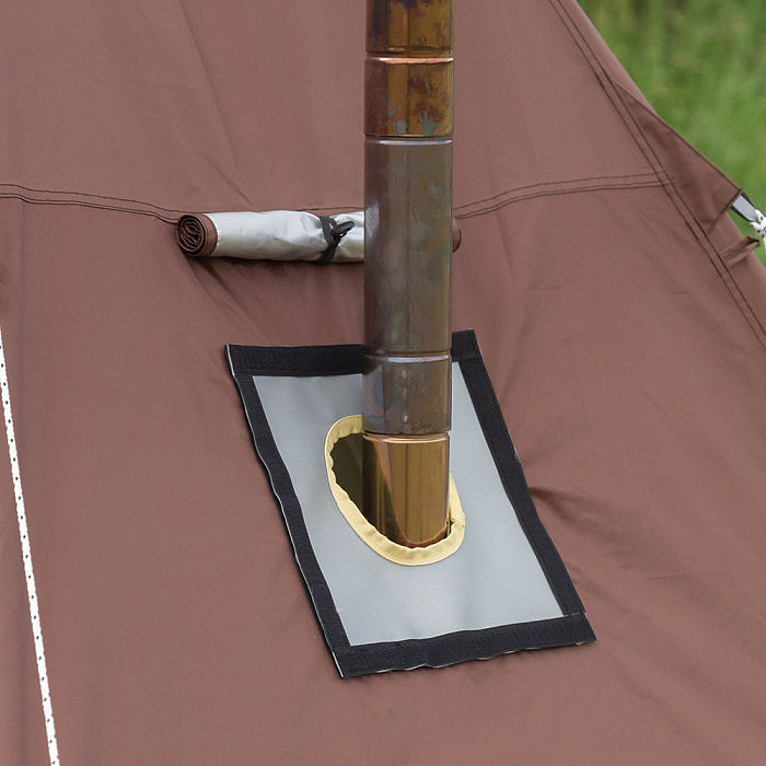 POMOLY HEX Hot Tent | 2 Person Tipi Tent with Wood Stove Jack for All Season Camping
