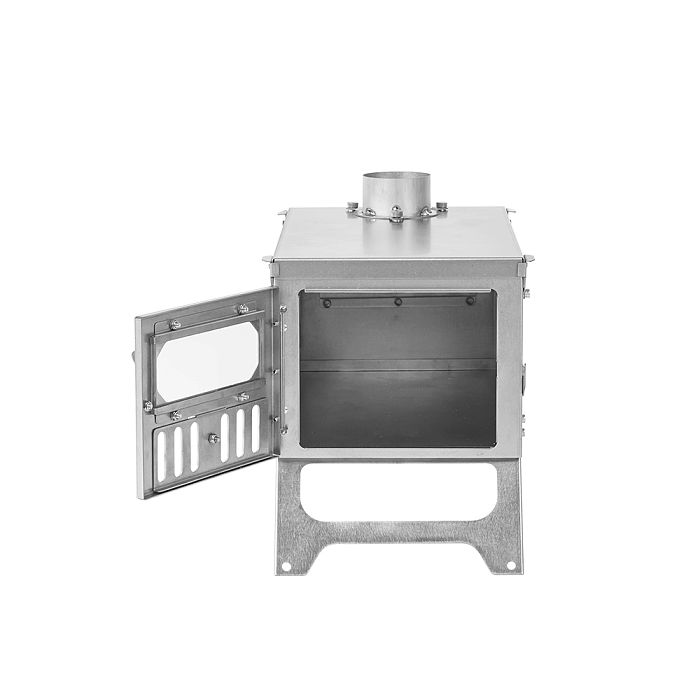 T-Brick Mini | Portable Titanium Wood Stove for Solo Hot Tent Camping | POMOLY New Series