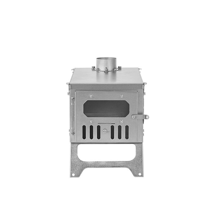 T-Brick Mini | Portable Titanium Wood Stove for Solo Hot Tent Camping | POMOLY New Series