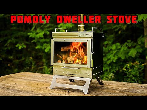 Dweller Wood Stove | Outdoor Fireplace for Hot Tent Camping | POMOLY New Arrival