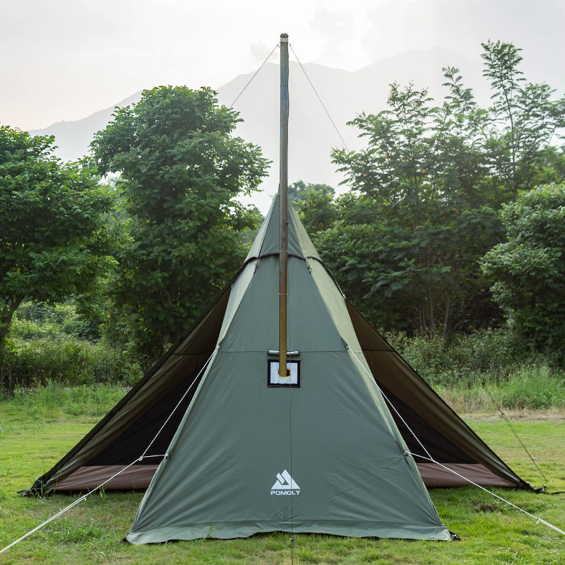 POMOLY HEX PLUS ワンポールテント　ブラウン Pomoly Mesh Inner tent for HEX Teepee Hot Tent With Wood Stove Jack