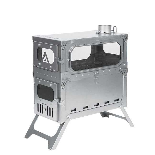 T-Brick Max | Portable Titanium Stove for Multiplayer Hot Tent Camping