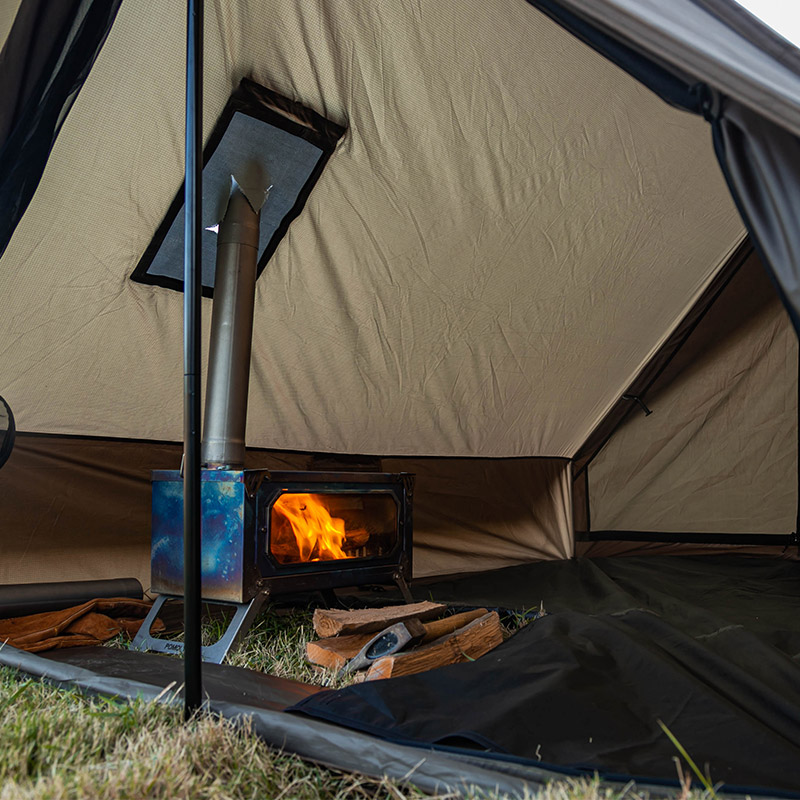 CHALET Camping Hot Tent | Solo Winter Camping Tent | POMOLY